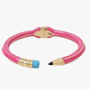 Betsey Johnson Pink Pencil Cuff Bracelet